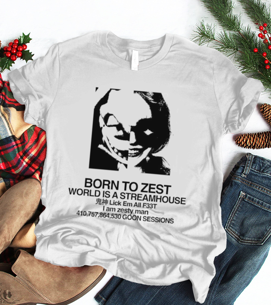 Born To Zest World Is A Streamhouse Bicycle Infinity Zesty Symphony Electric Cooperation T-Shirt