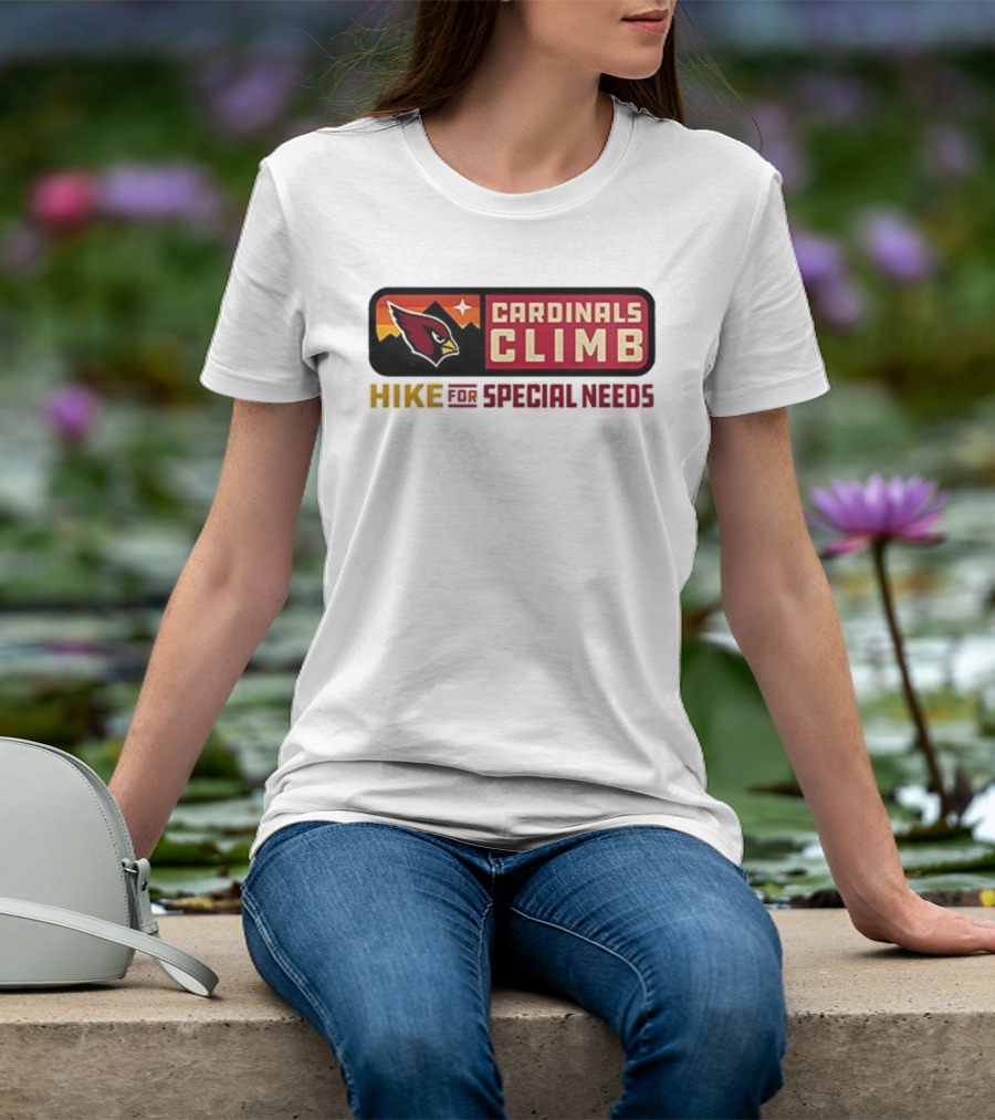 Cardinals Climb Hike For Special Needs 2025 Adventure T-Shirt