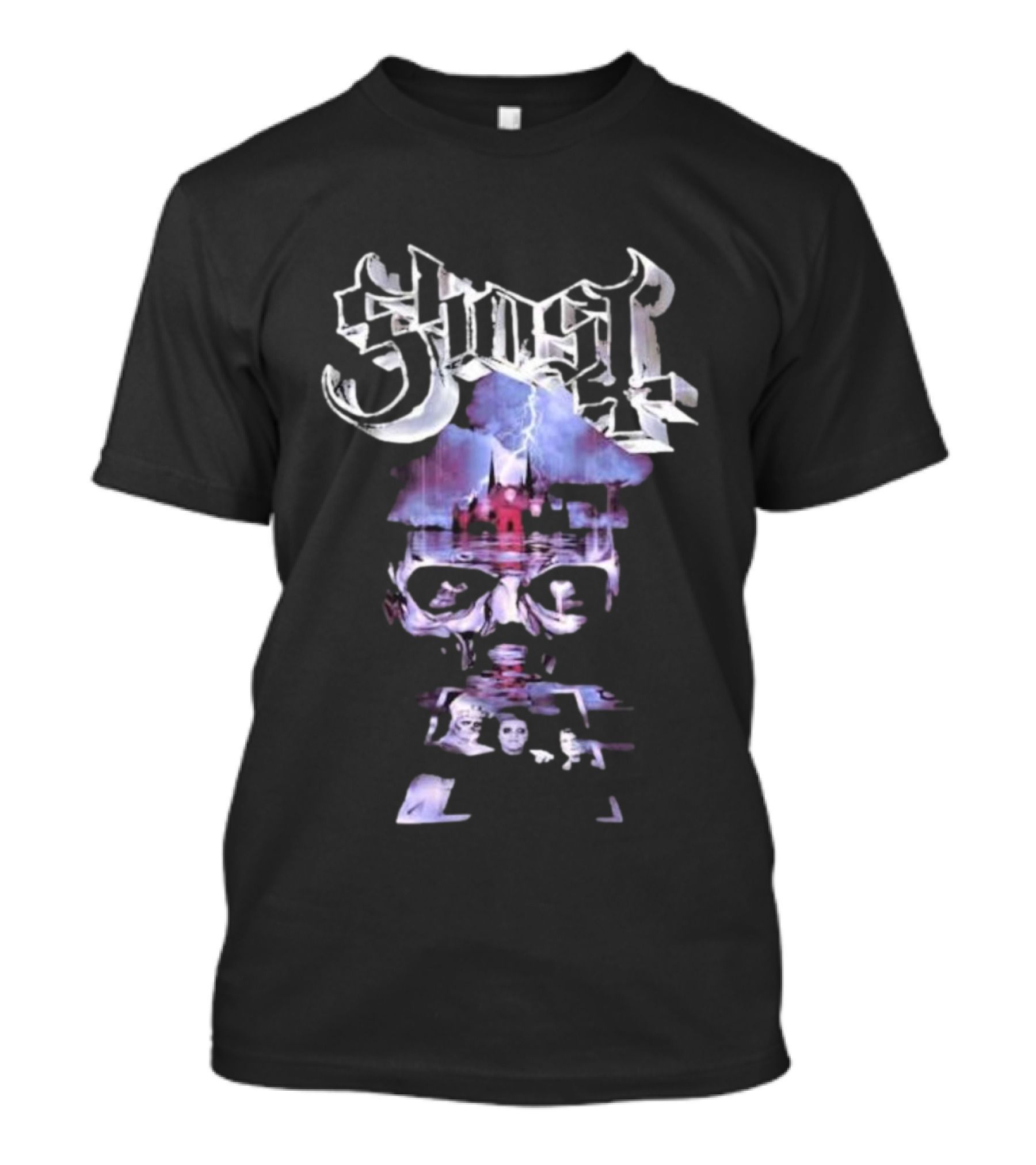 Ghost Papa V Perpetua Skeletal Tour 2025 Artwork T-Shirt