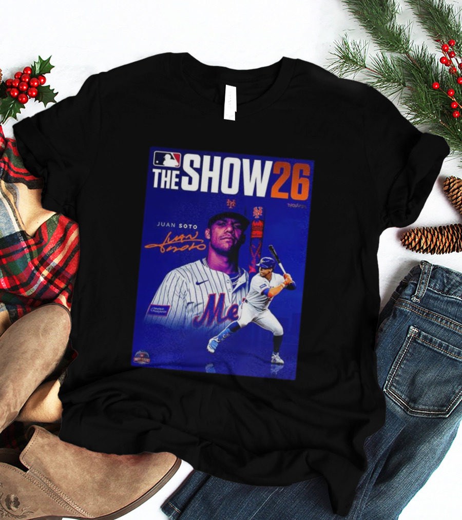 The Show 26 Juan Soto Mets Signature Edition MLB T-Shirt