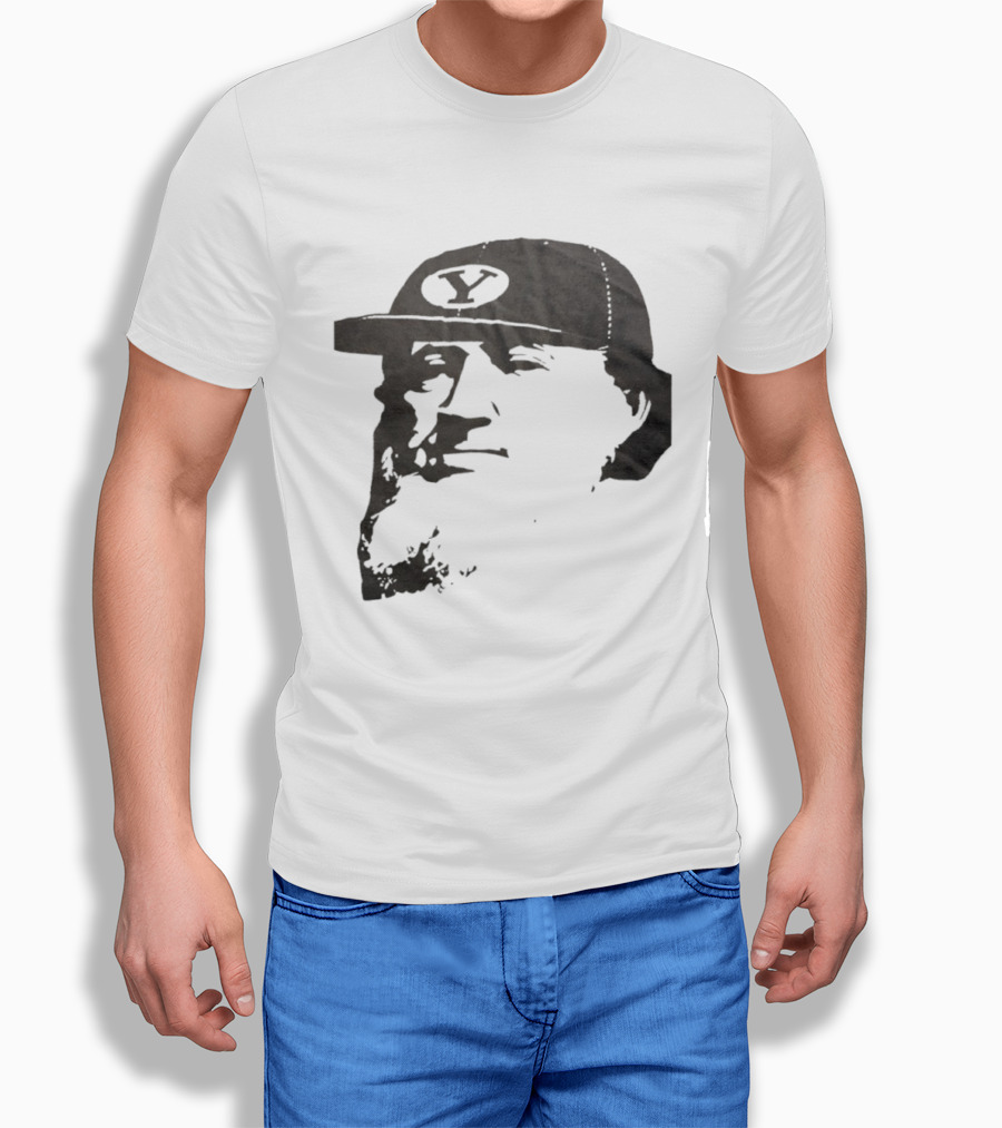 Flat Brim Brigham Young University Y Cougars Hat T-Shirt