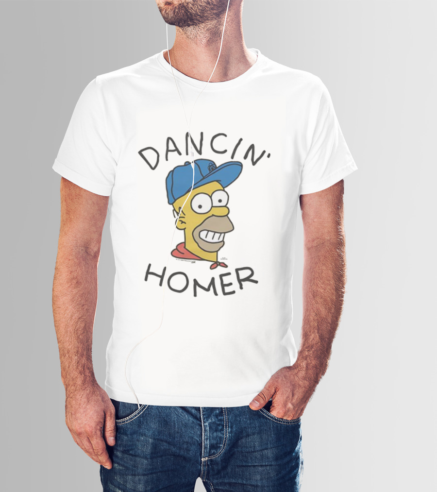 Dancin’ Homer From The Simpson Series Baseball Cap T-Shirt