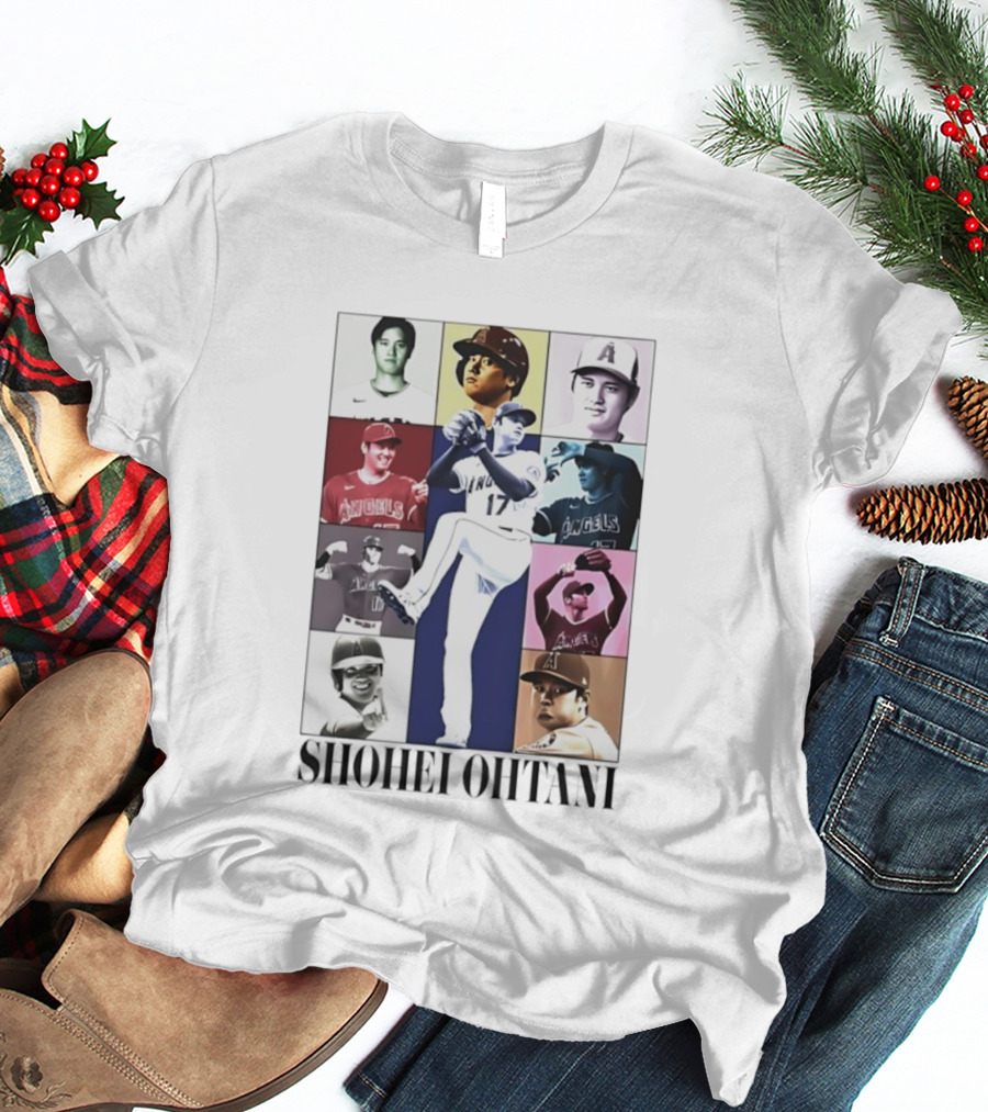 Shohei Ohtani Angels Era Tour Pitching Moments T-Shirt