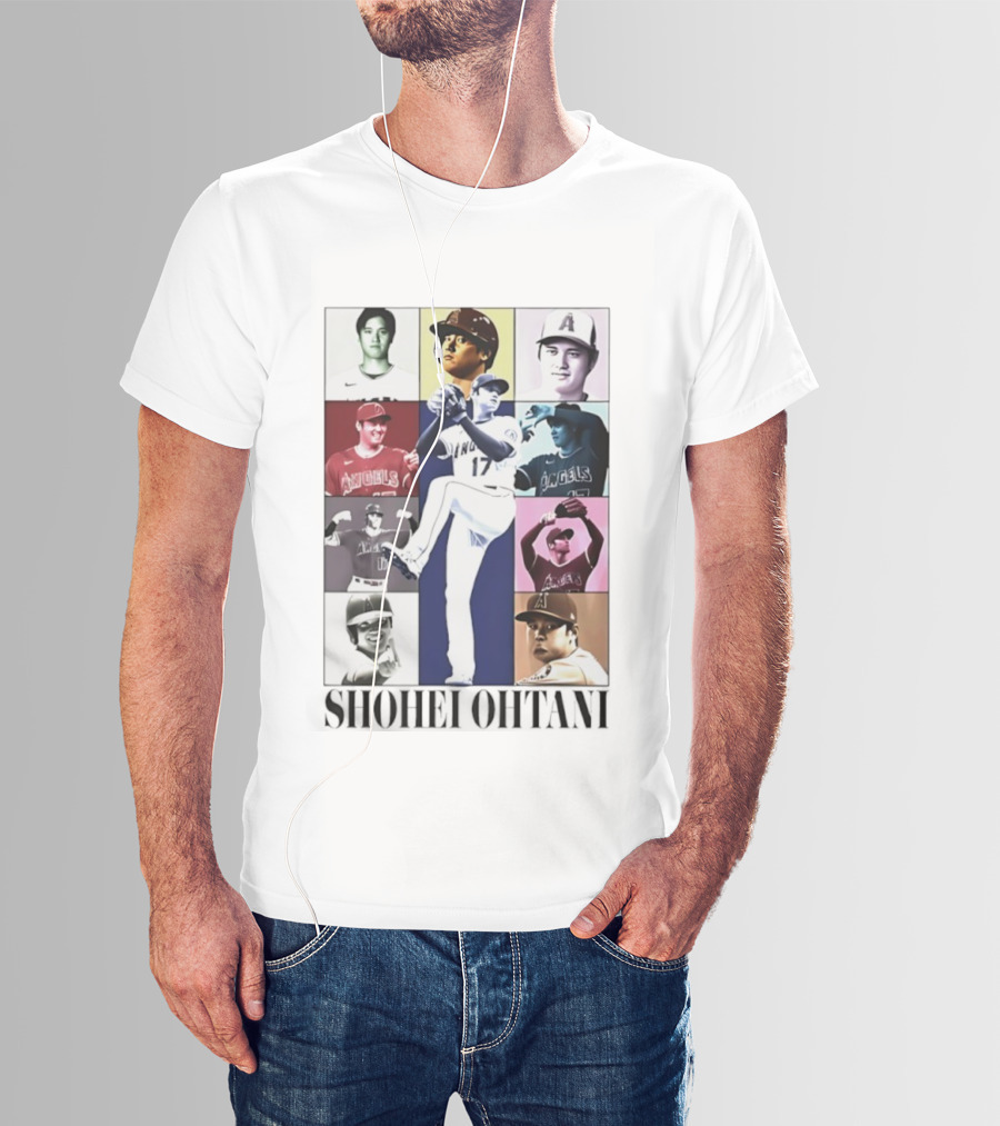 Shohei Ohtani Angels Era Tour Pitching Moments T-Shirt