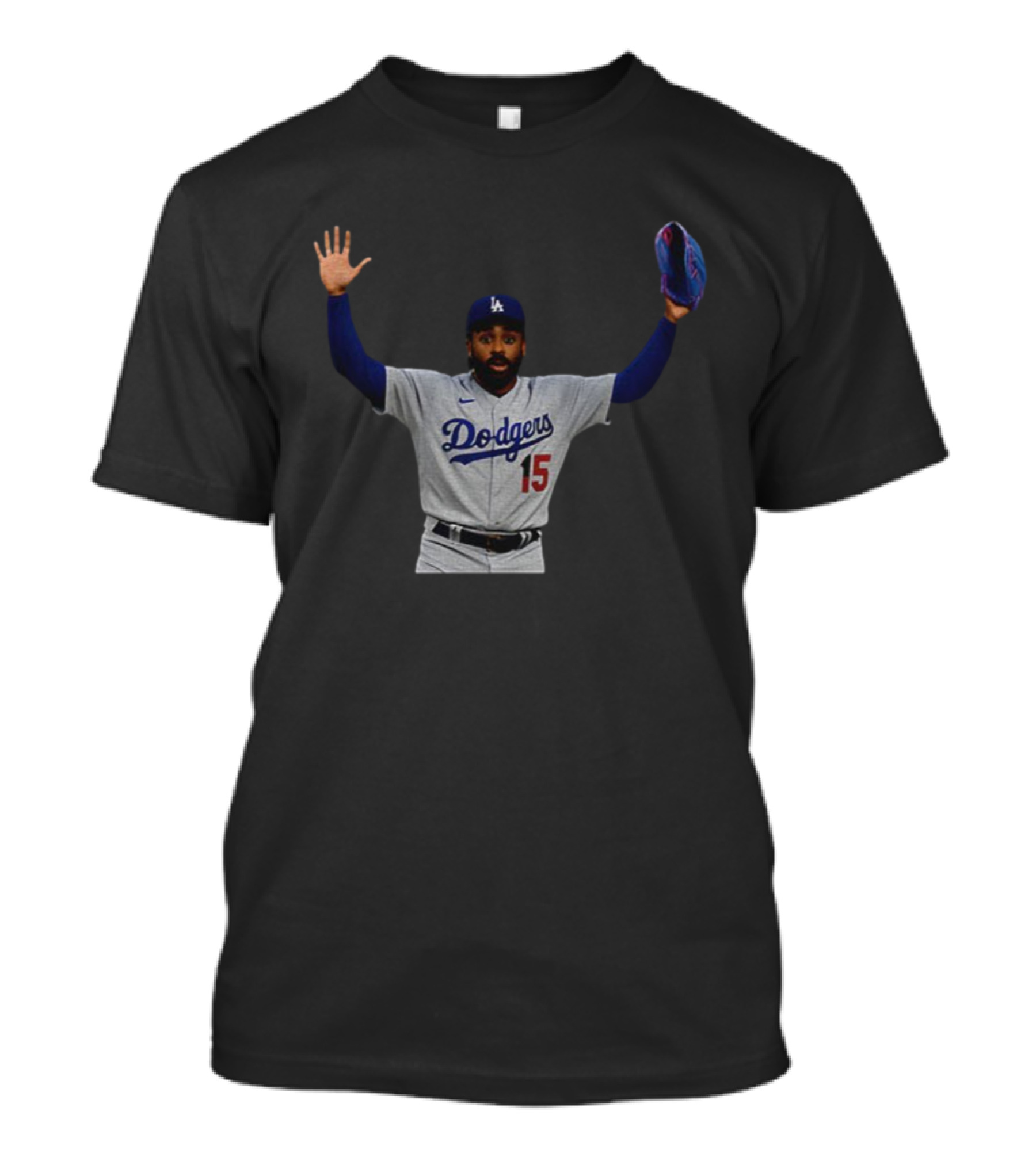 Los Angeles Dodgers Justin Dean 15 MLB World Series 2025 T-Shirt