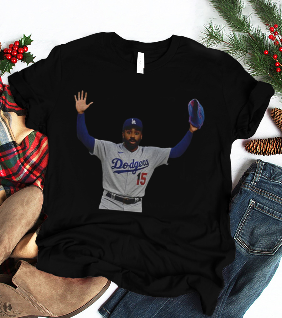 Los Angeles Dodgers Justin Dean 15 MLB World Series 2025 T-Shirt