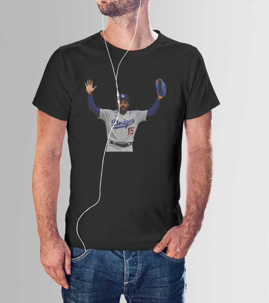 Los Angeles Dodgers Justin Dean 15 MLB World Series 2025 T-Shirt