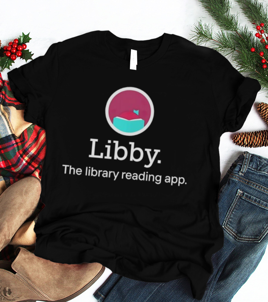 Libby The Library Reading App Book Logo T-Shirt