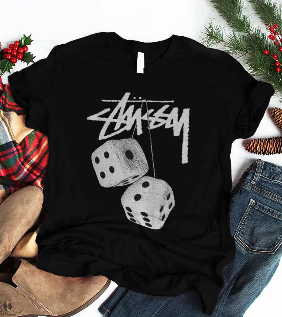 Stussy Hanging Dice Vintage Style T-Shirt