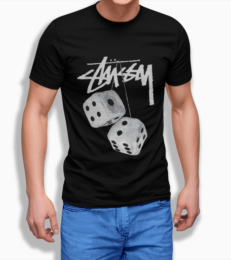 Stussy Hanging Dice Vintage Style T-Shirt
