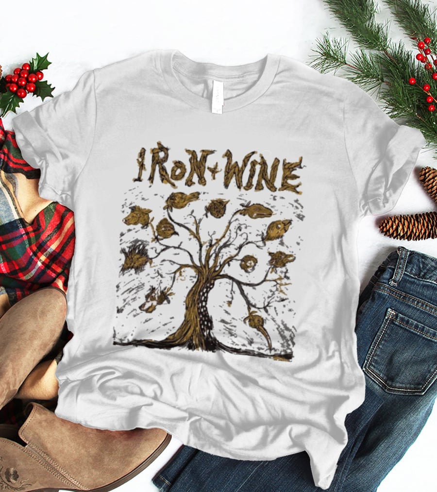 Iron And Wine Tree Branches And Birds T-Shirt