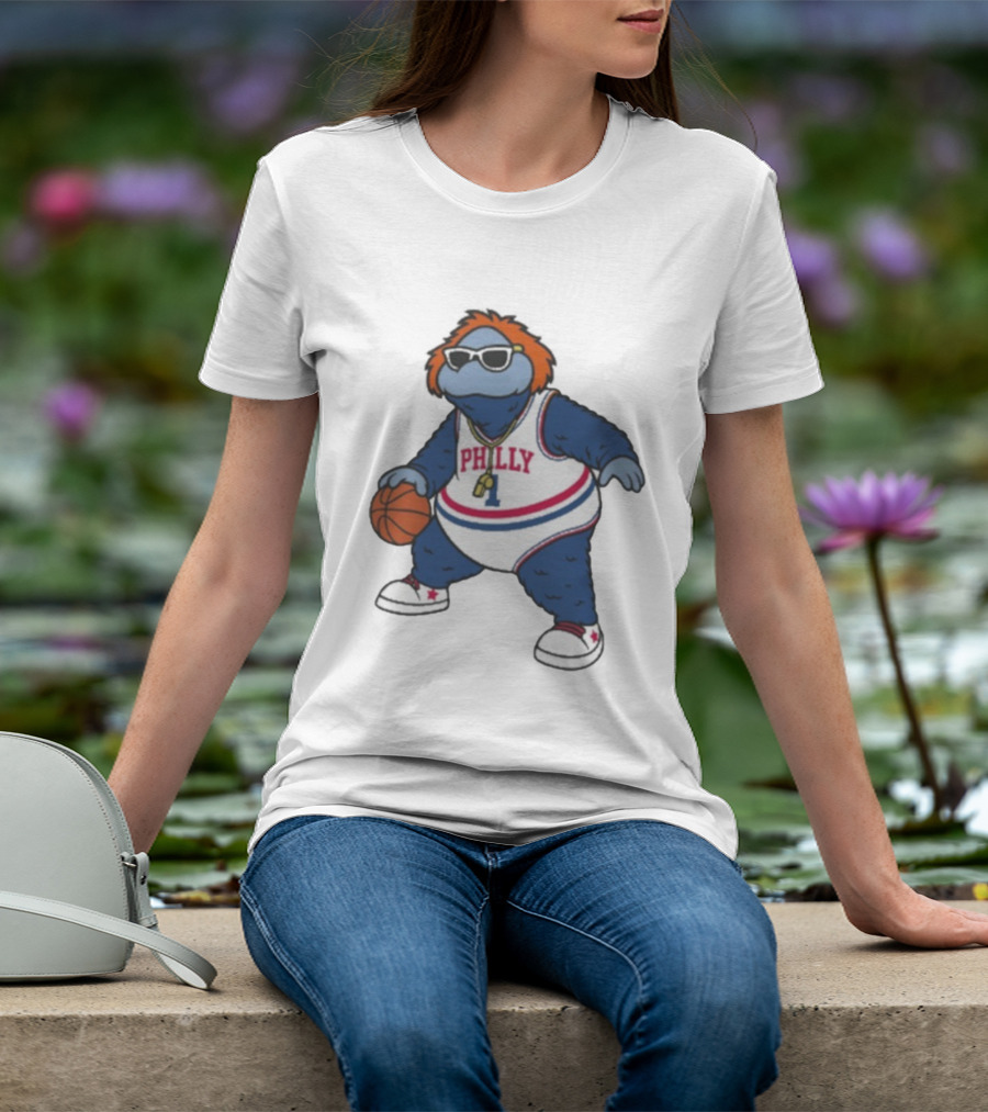 Philadelphia 76ers Philly Mascot Basketball Character T-Shirt