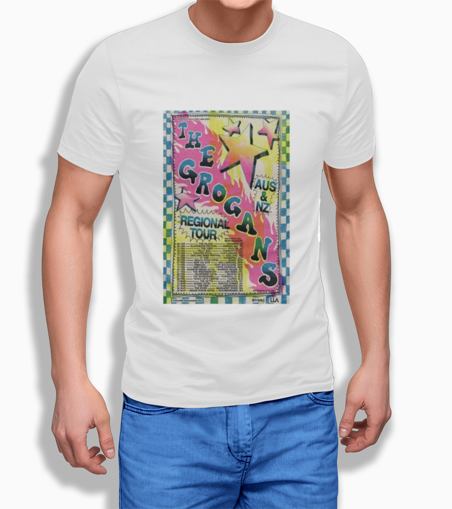 The Grogans AUS NZ Regional Tour Triple J 2026 T-Shirt