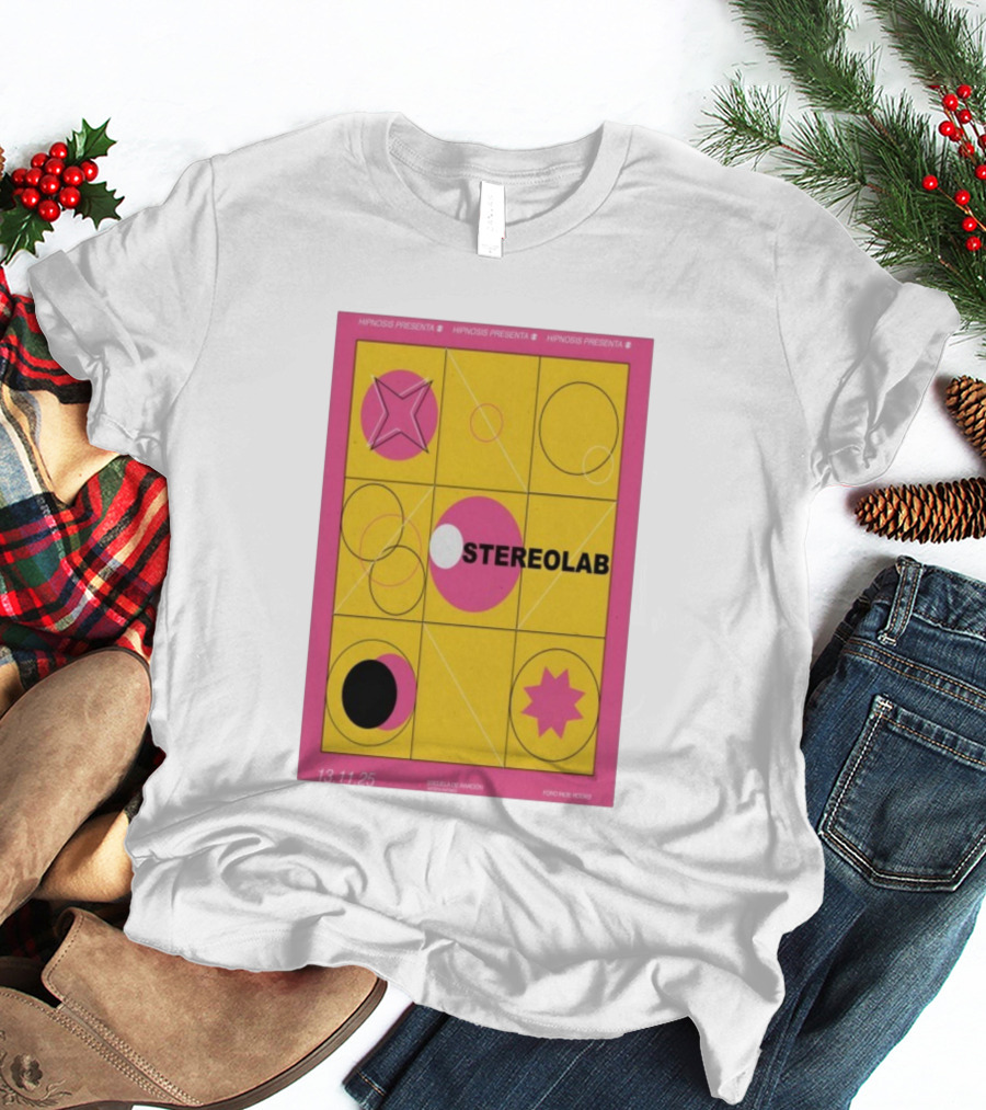 Hypnosis Presenta Stereolab Mexico 13.11.25 Foro Indie Rocks Escuela De Aviacion T-Shirt
