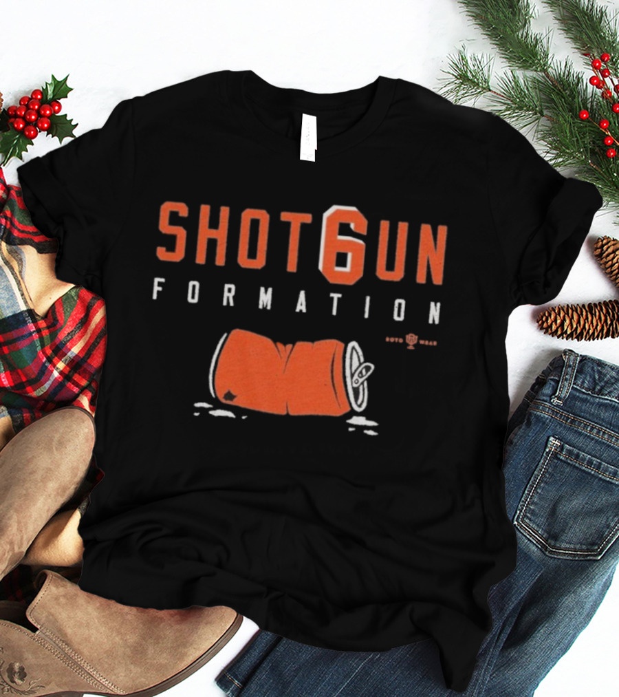 SHOTGUN FORMATION 6 CLEVELAND BROWNS T-Shirt