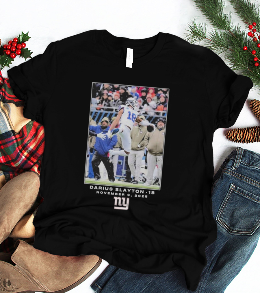 Darius Slayton New York Giants NFL Week 10 November 9 2025 T-Shirt