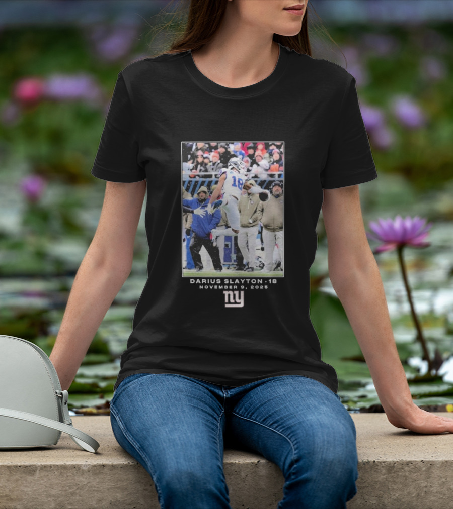 Darius Slayton New York Giants NFL Week 10 November 9 2025 T-Shirt