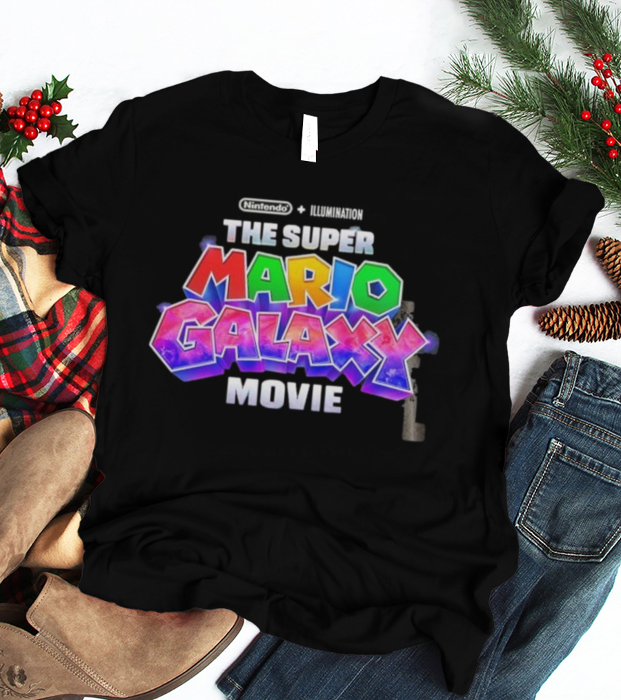 Nintendo Illumination The Super Mario Galaxy Movie 2025 Adventure T-Shirt
