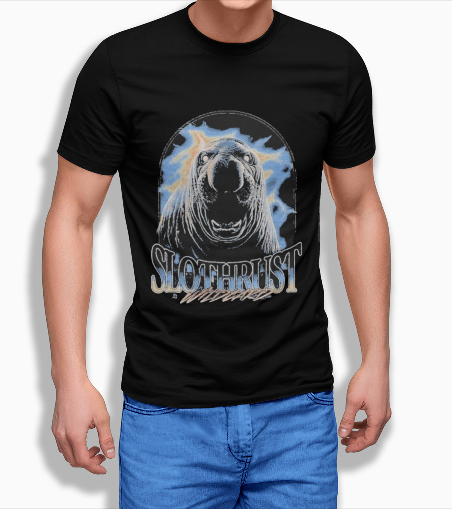 Slothrust Wildcard Walrus Thunderbolt Art T-Shirt