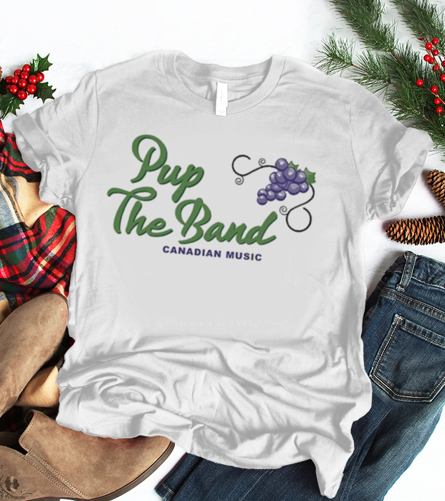 PUP The Band Canadian Mus C Grape Imagery T-Shirt
