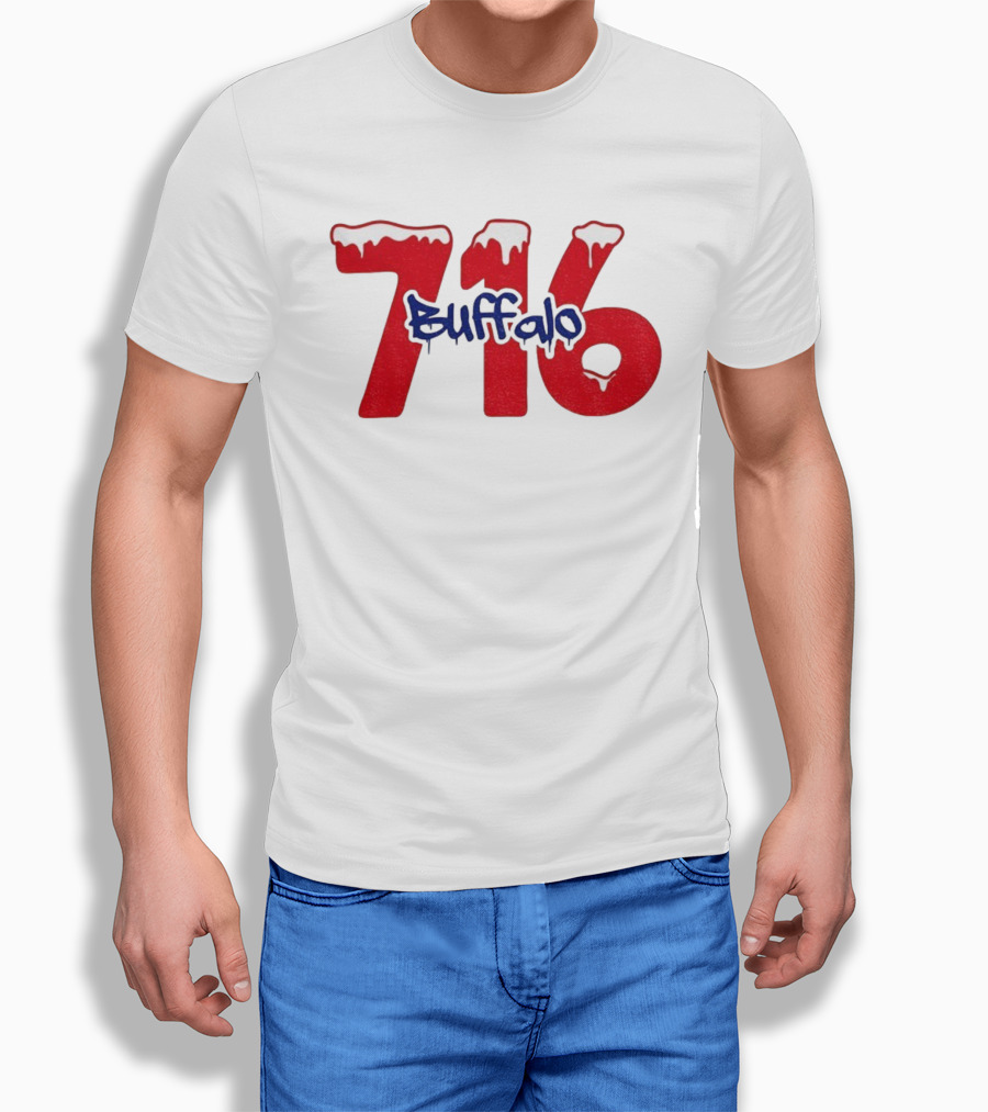Buffalo 716 NFL Football Snow Christmas 2025 Bills Cold T-Shirt