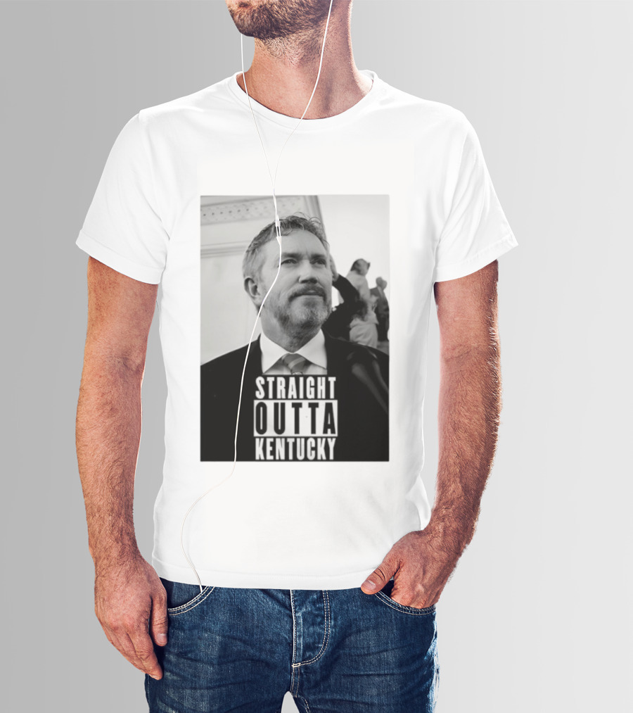 Straight Outta Kentucky Thomas Massie 2025 T-Shirt