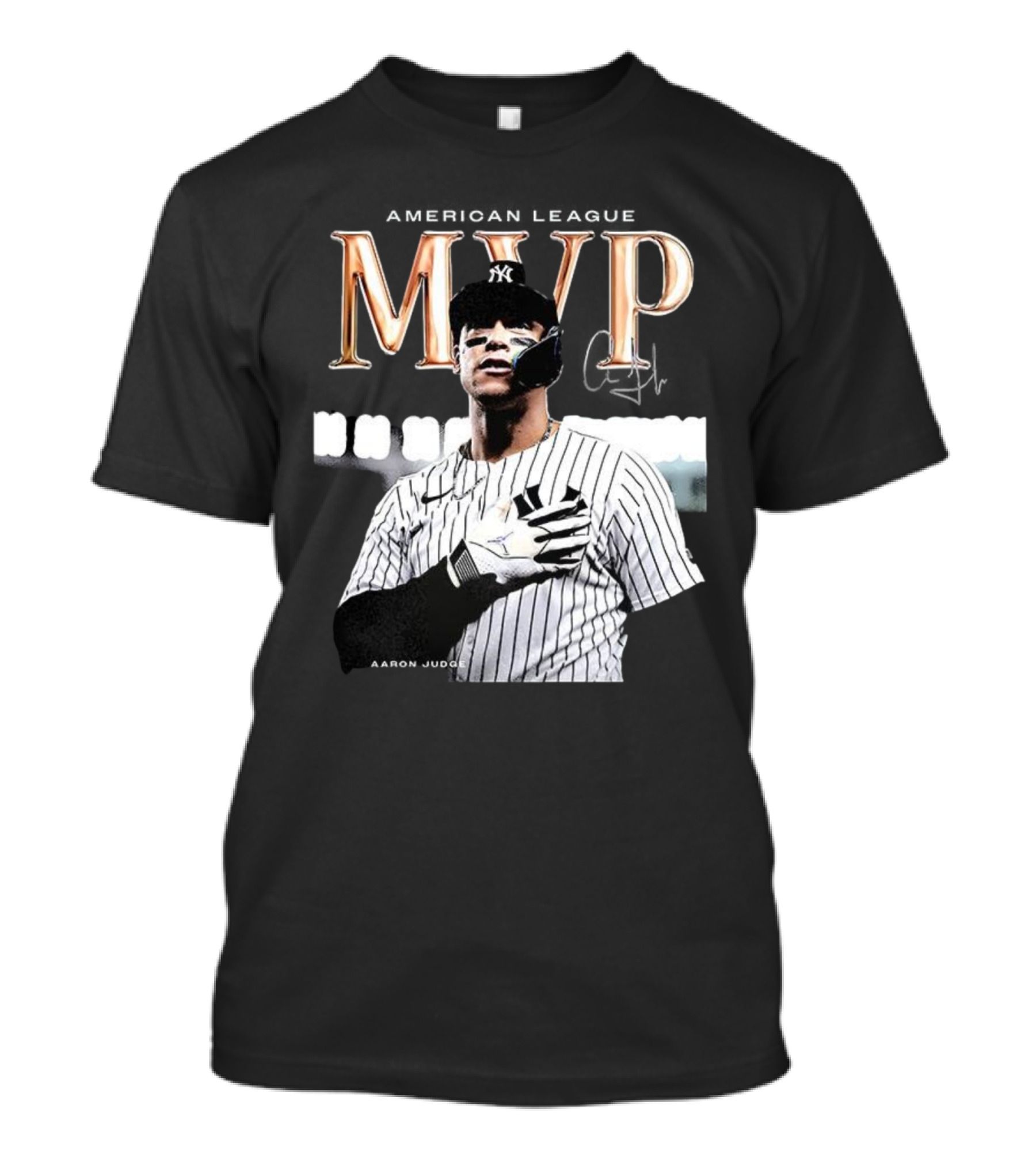Aaron Judge MVP New York Yankees American League Signature T-Shirt