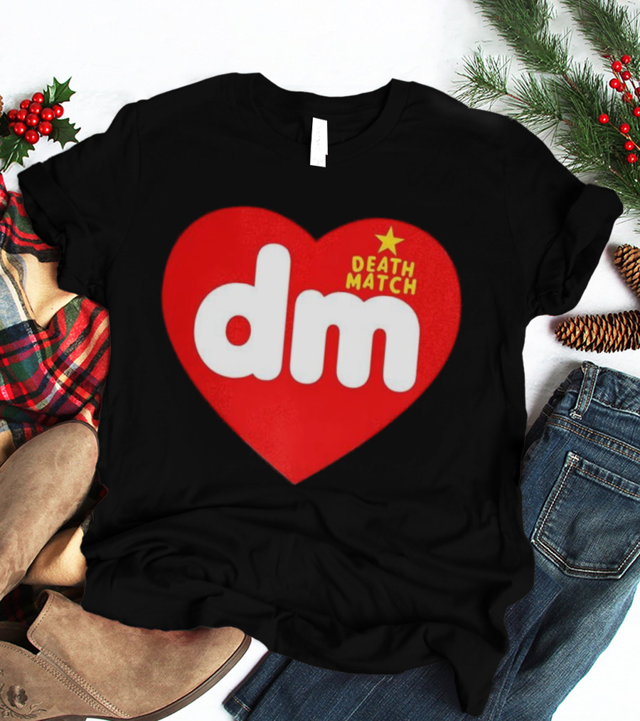 DM DeathMatch Heart Beanbag Bear T-Shirt
