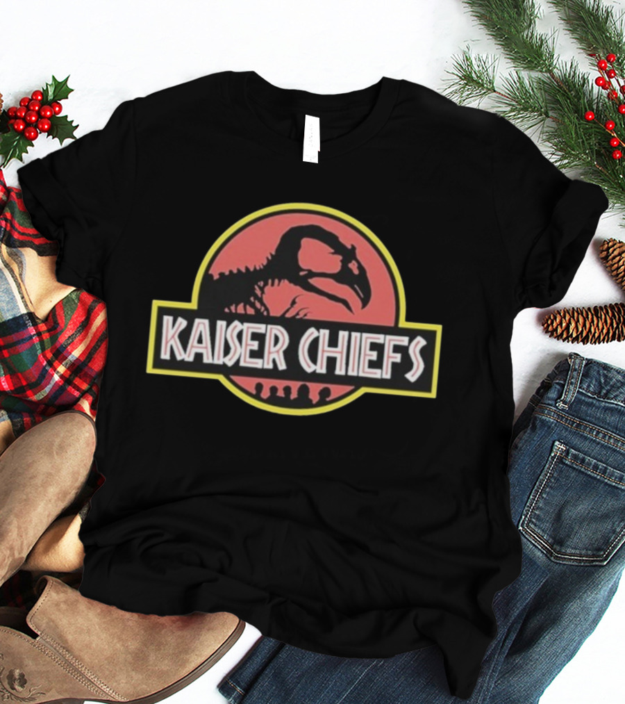 Kaiser Chiefs Jurassic Park T-Rex Skeleton Collaboration T-Shirt