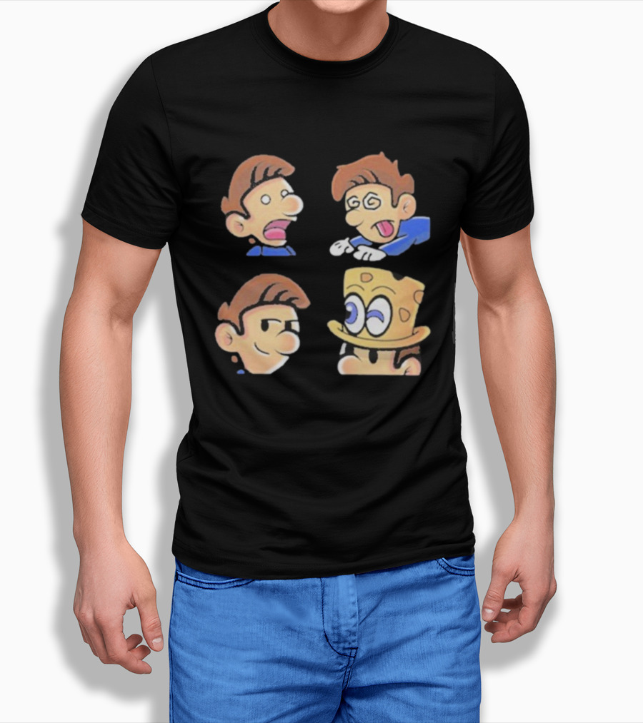 Dave The Many Faces Cartoon Expressions DGR Hat T-Shirt