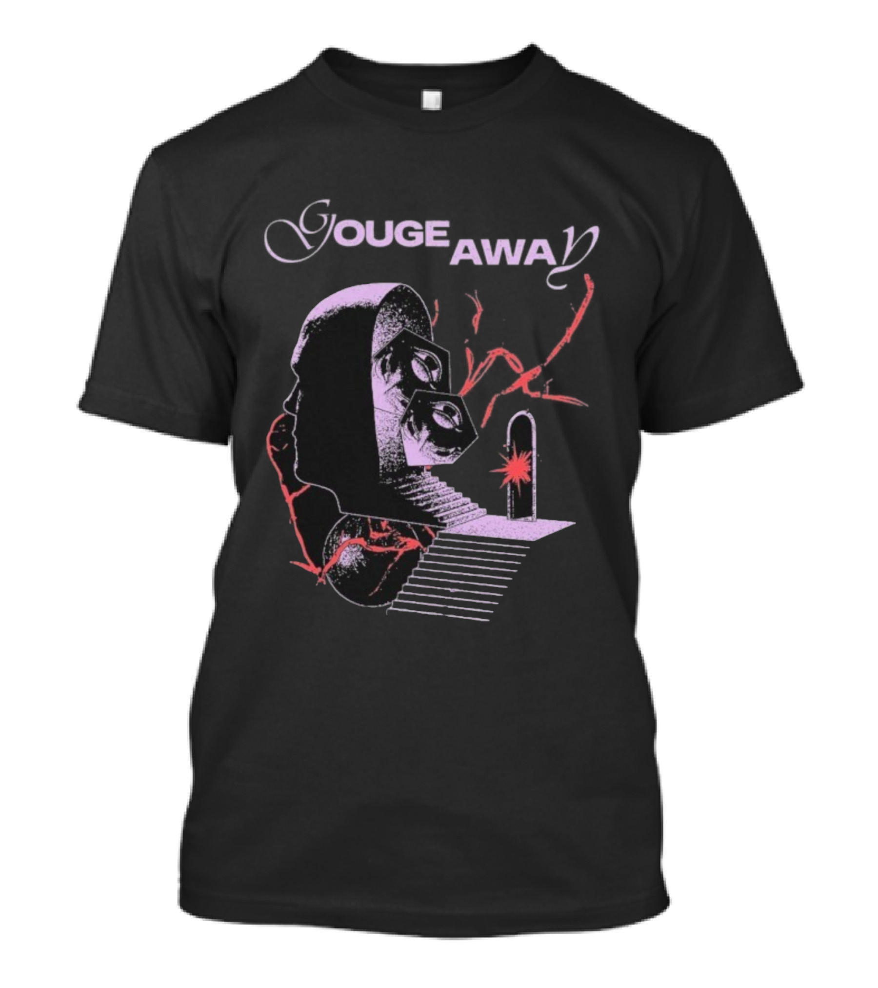 Gouge Away Mind’s Eyes Abstract Profile Vision Burst T-Shirt