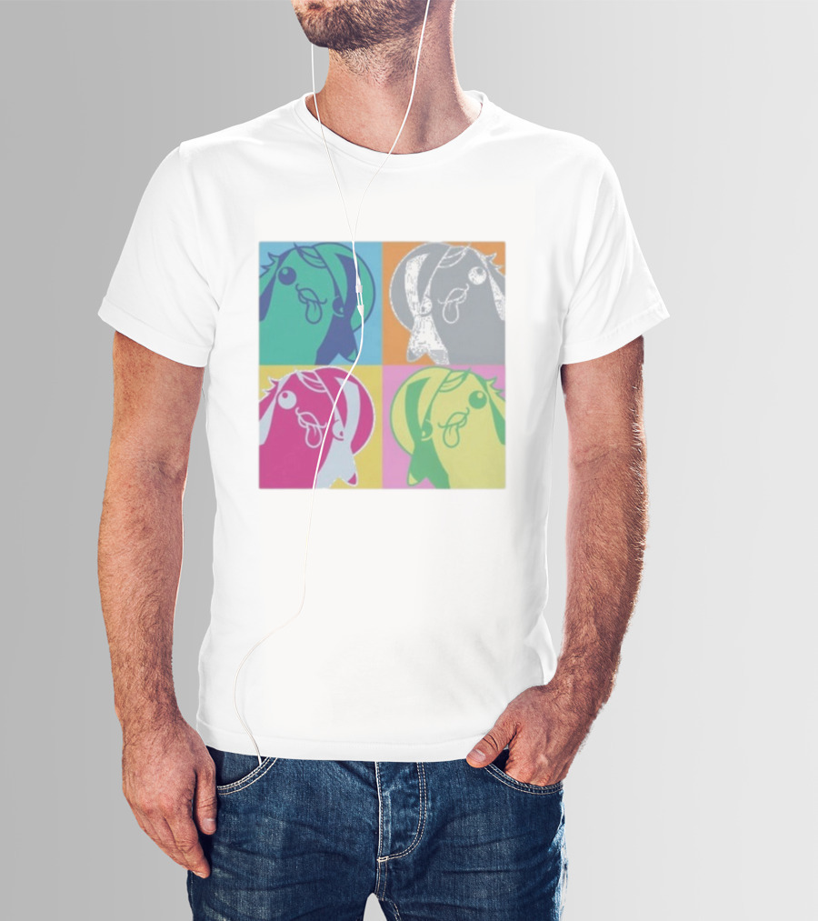 Bird650 Derp Colorful Pop Art Quad T-Shirt