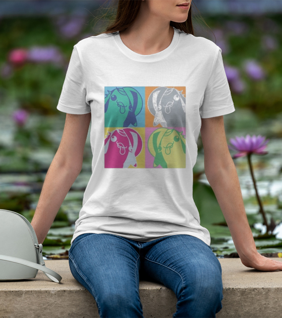 Bird650 Derp Colorful Pop Art Quad T-Shirt
