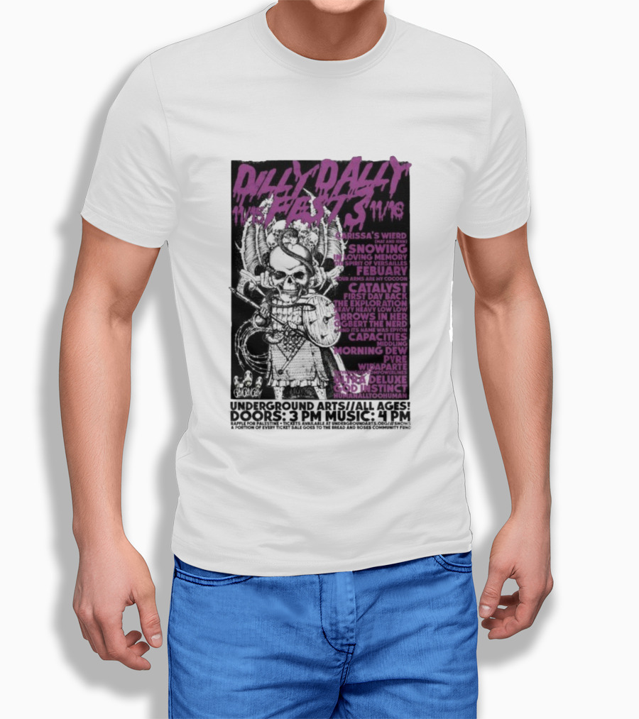 Dilly Dally Fest 2025 Philadelphia Featuring Carissa's Wierd Snõõwing And More T-Shirt