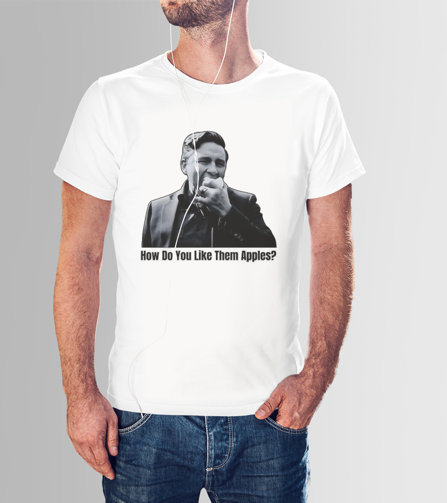 Pierre Poilievre Eating Apple Meme How Do You Like Them Apples T-Shirt