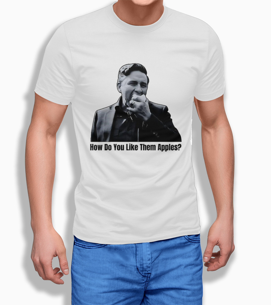 Pierre Poilievre Eating Apple Meme How Do You Like Them Apples T-Shirt