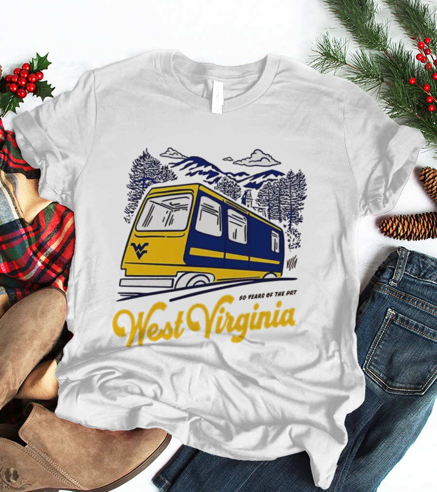 West Virginia 50 Years Of The PRT Anniversary Celebration T-Shirt