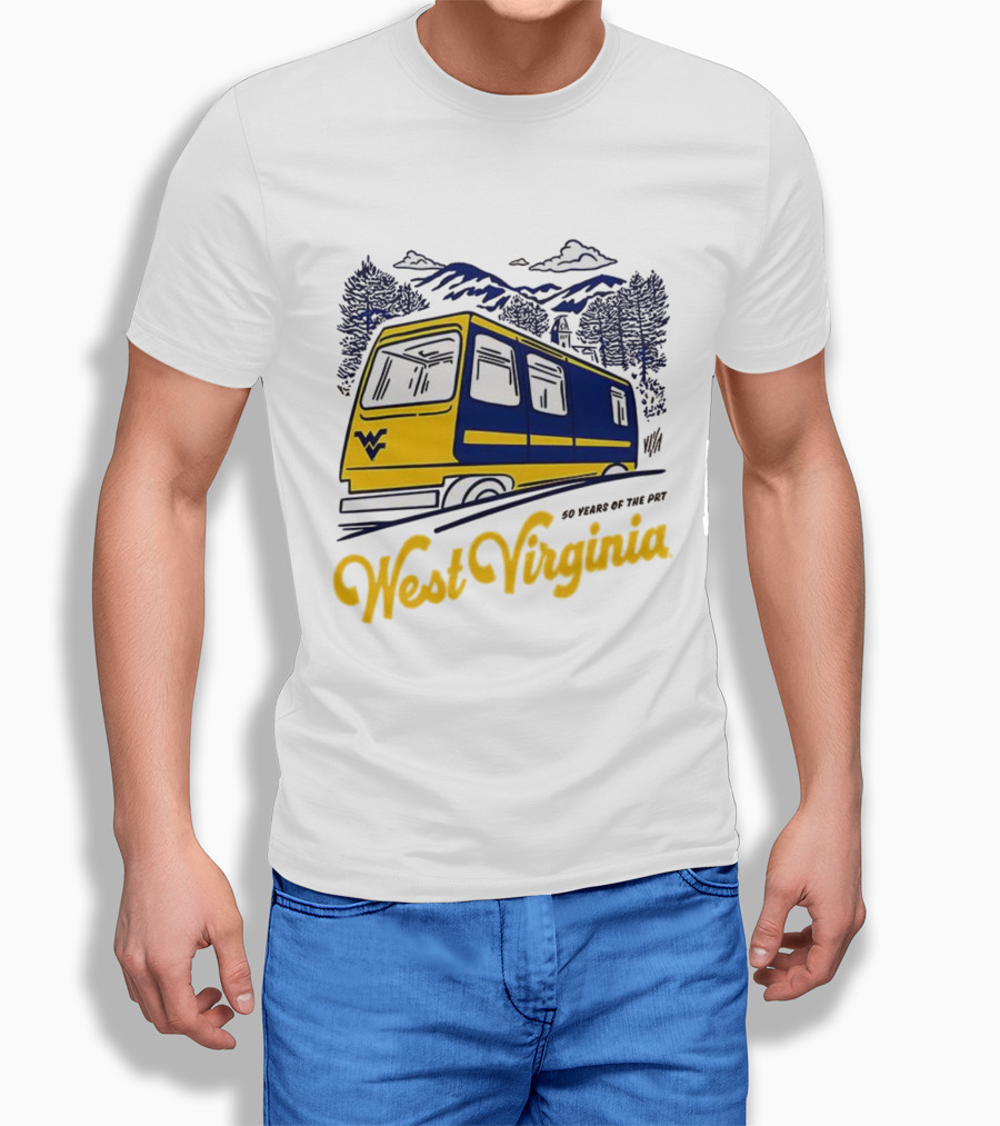 West Virginia 50 Years Of The PRT Anniversary Celebration T-Shirt