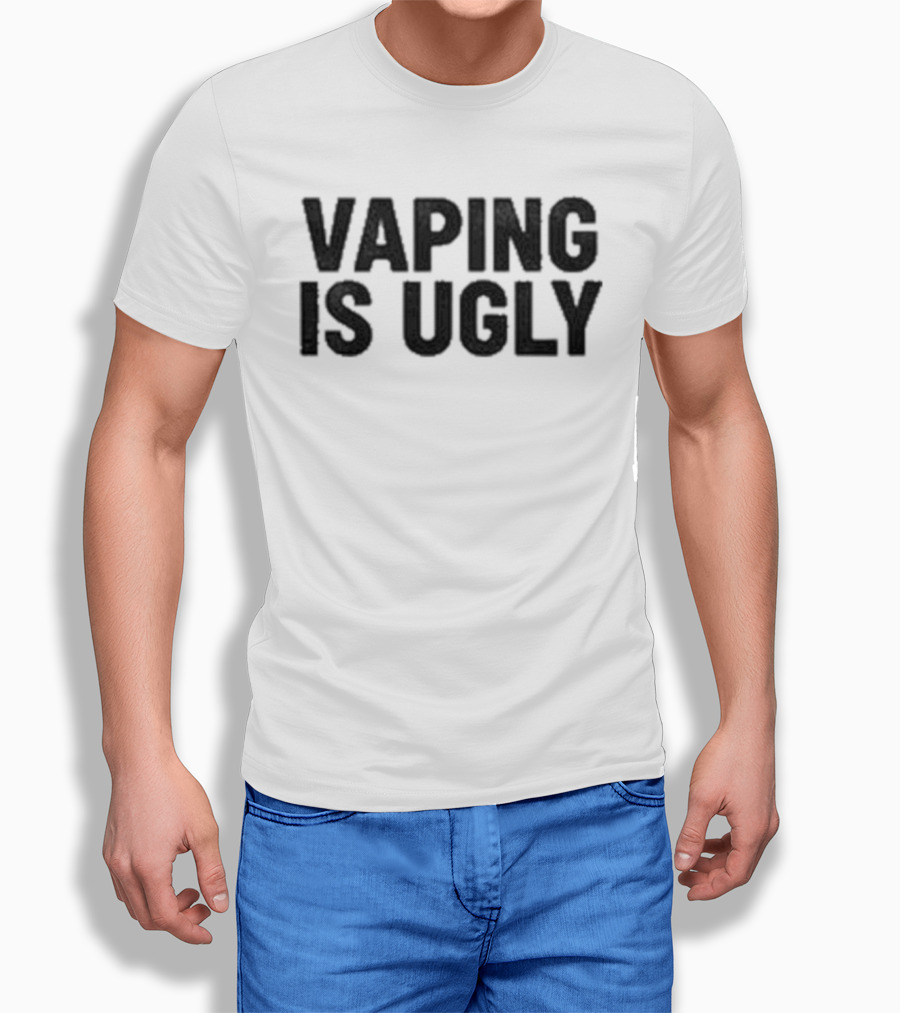 Yesjulz Vaping Is Ugly Statement T-Shirt
