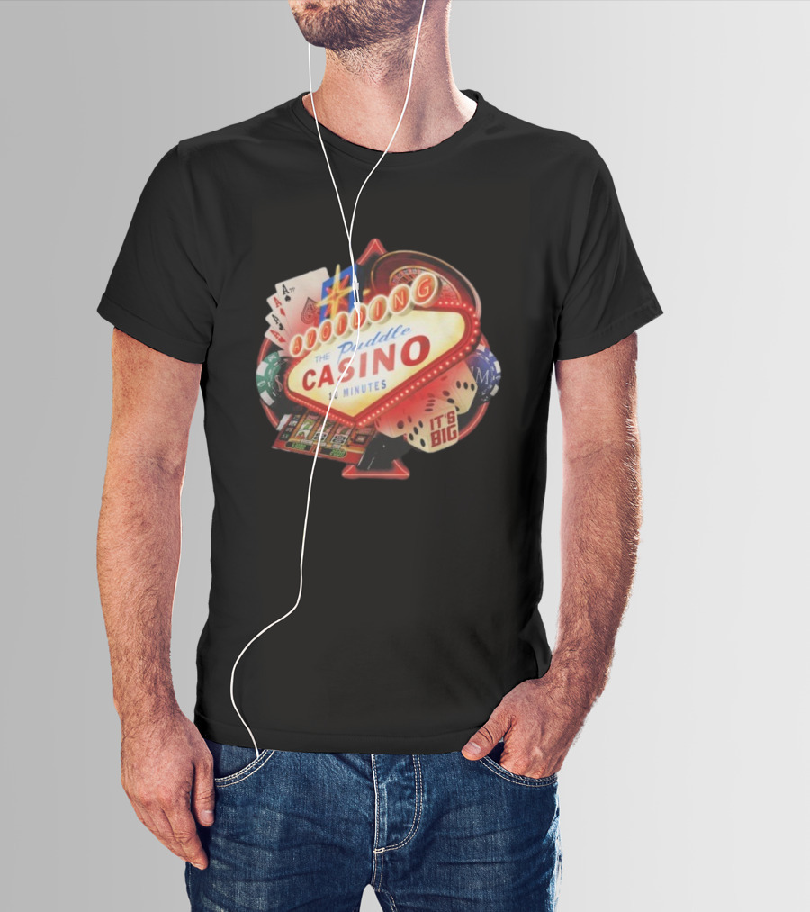 Avoiding The Puddle Casino It's Big 10 Minutes Poker Dice Cards T-Shirt