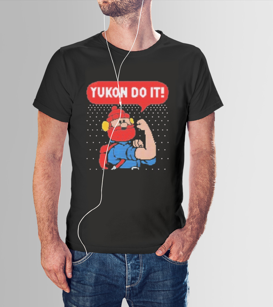 Yukon Cornelius Rosie The Riveter Mashup Yukon Do It Rudolph The Red Nosed Reindeer T-Shirt