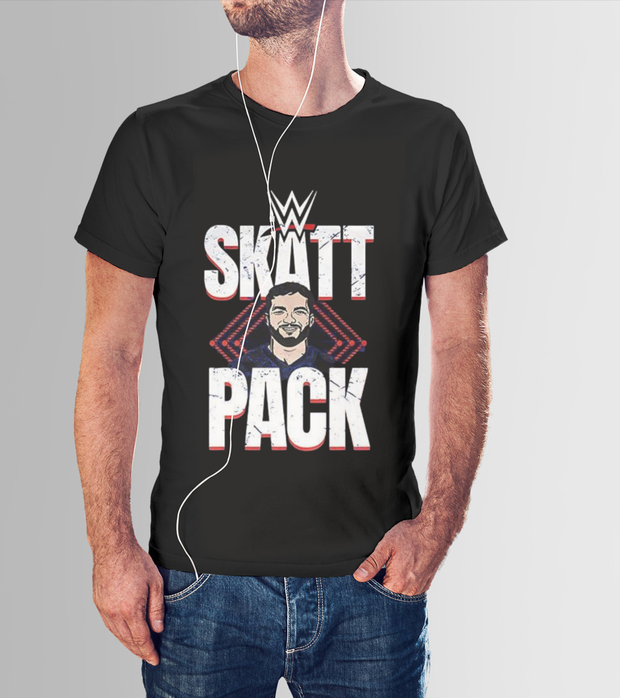 WWE Skatt Pack Cam Skattebo New York Giants 2025 T-Shirt