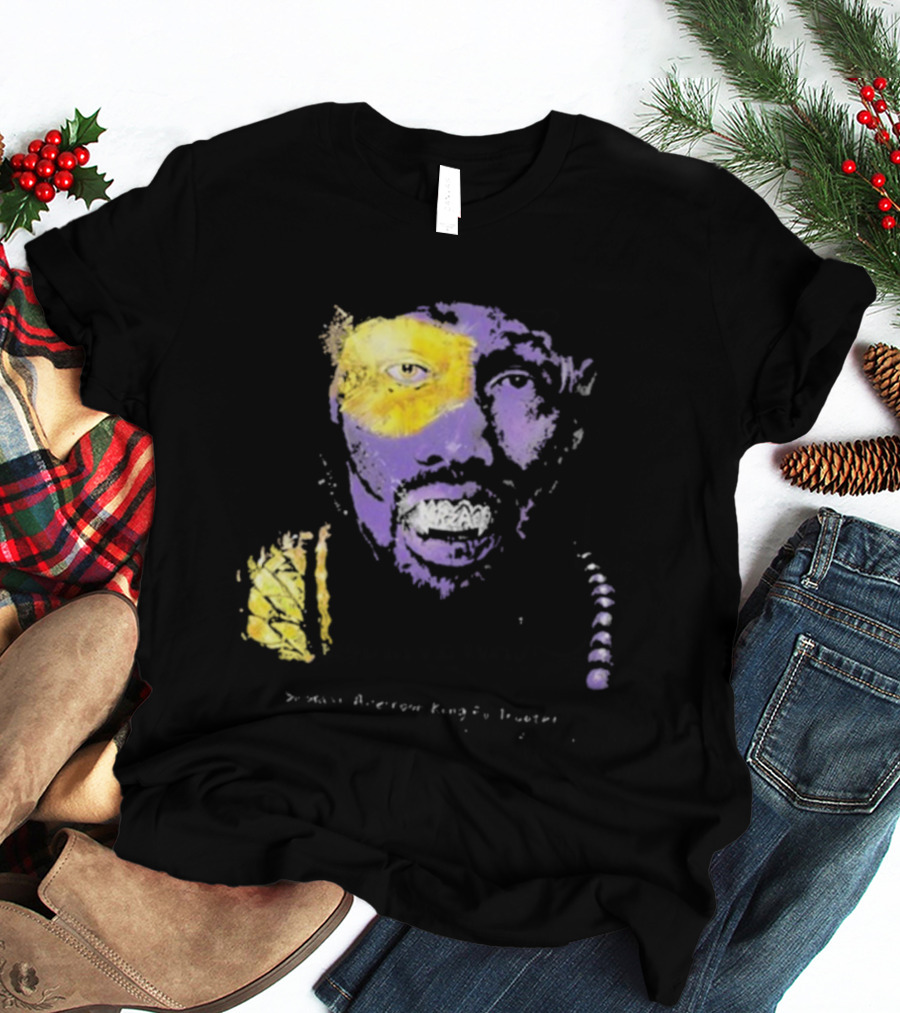 Bobby Digital Vs RZA Wu-Tang Clan Portrait Yellow Purple T-Shirt