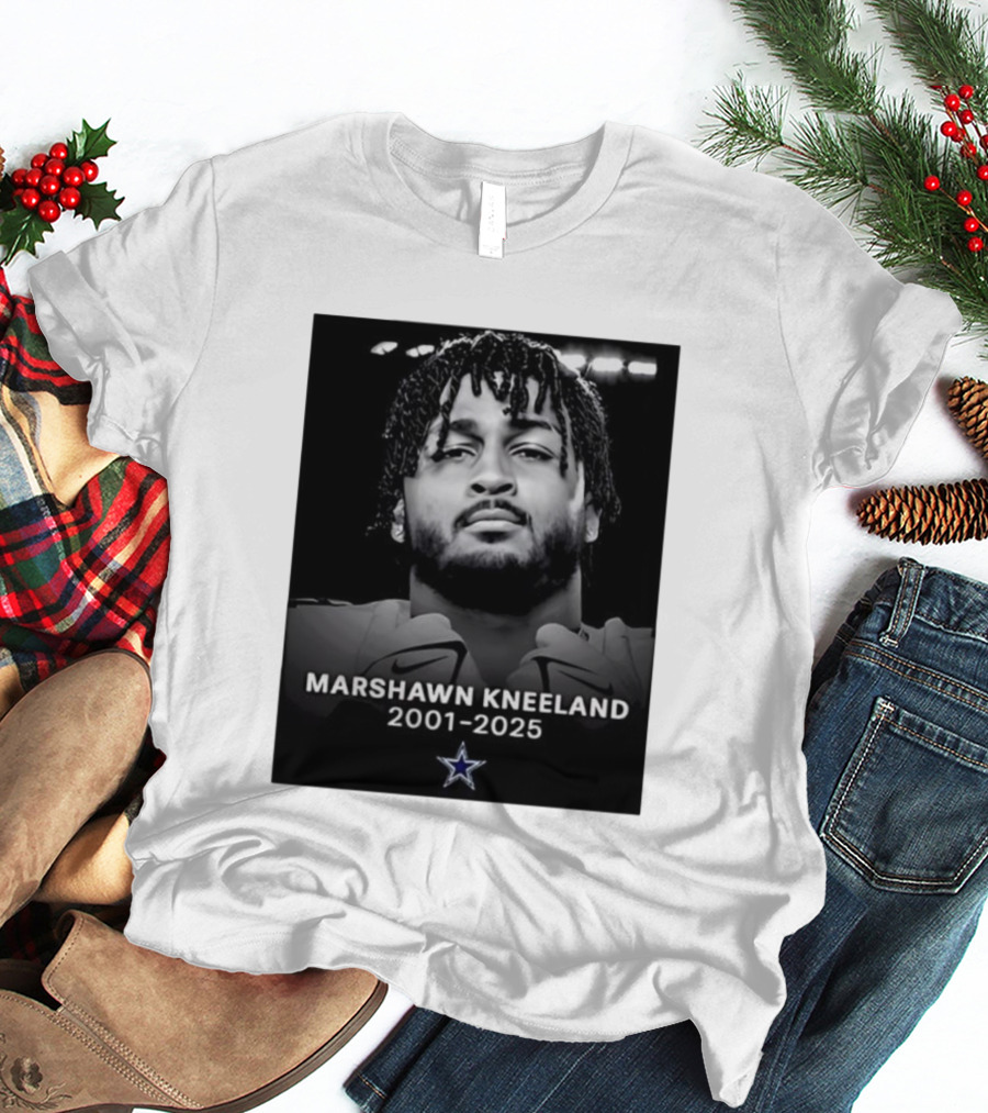 Marshawn Kneeland 2001-2025 Star Symbol Tribute T-Shirt