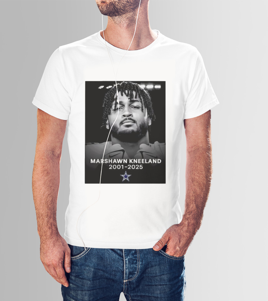 Marshawn Kneeland 2001-2025 Star Symbol Tribute T-Shirt