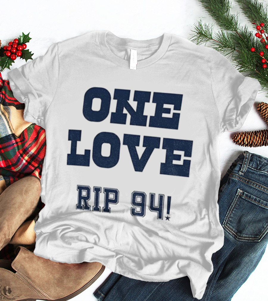 One Love RIP 94 Marshawn Kneeland Dallas Cowboys NFL Football 2025 T-Shirt
