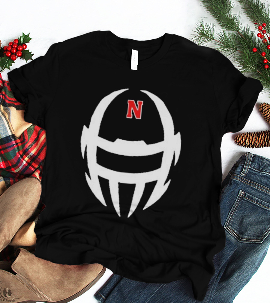 Coach Matt Rhule Nebraska Cornhuskers N Helmet T-Shirt