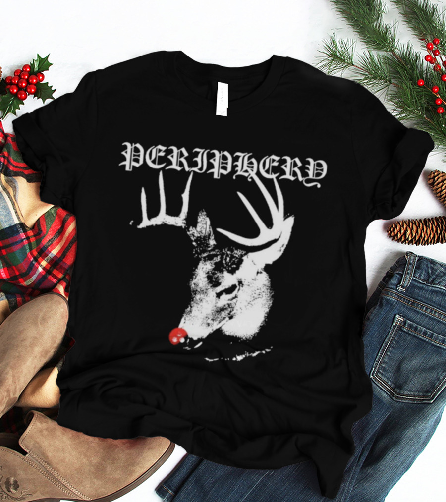 Periphery Rudolph Reindeer Christmas Design T-Shirt
