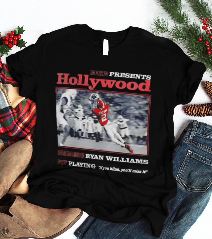 Ryan Williams Alabama Crimson Tide Hollywood Catch T-Shirt