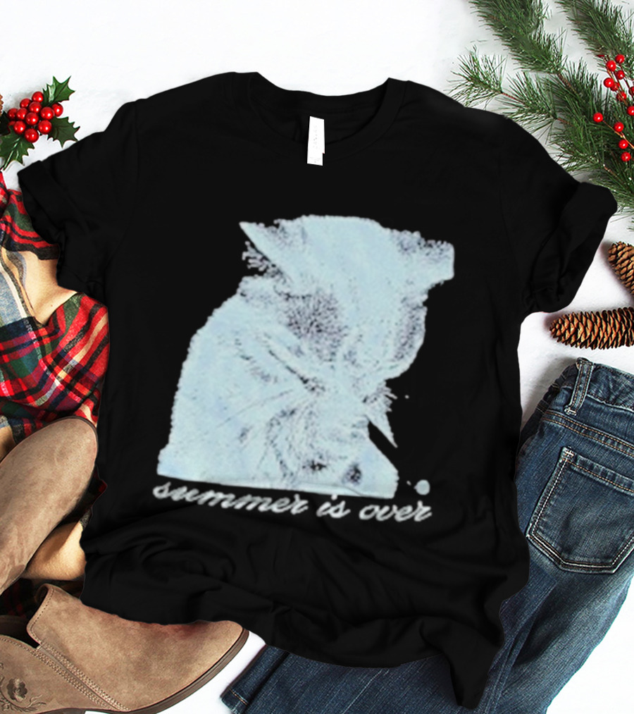 Will Mahony Summer Is Over Cat T-Shirt